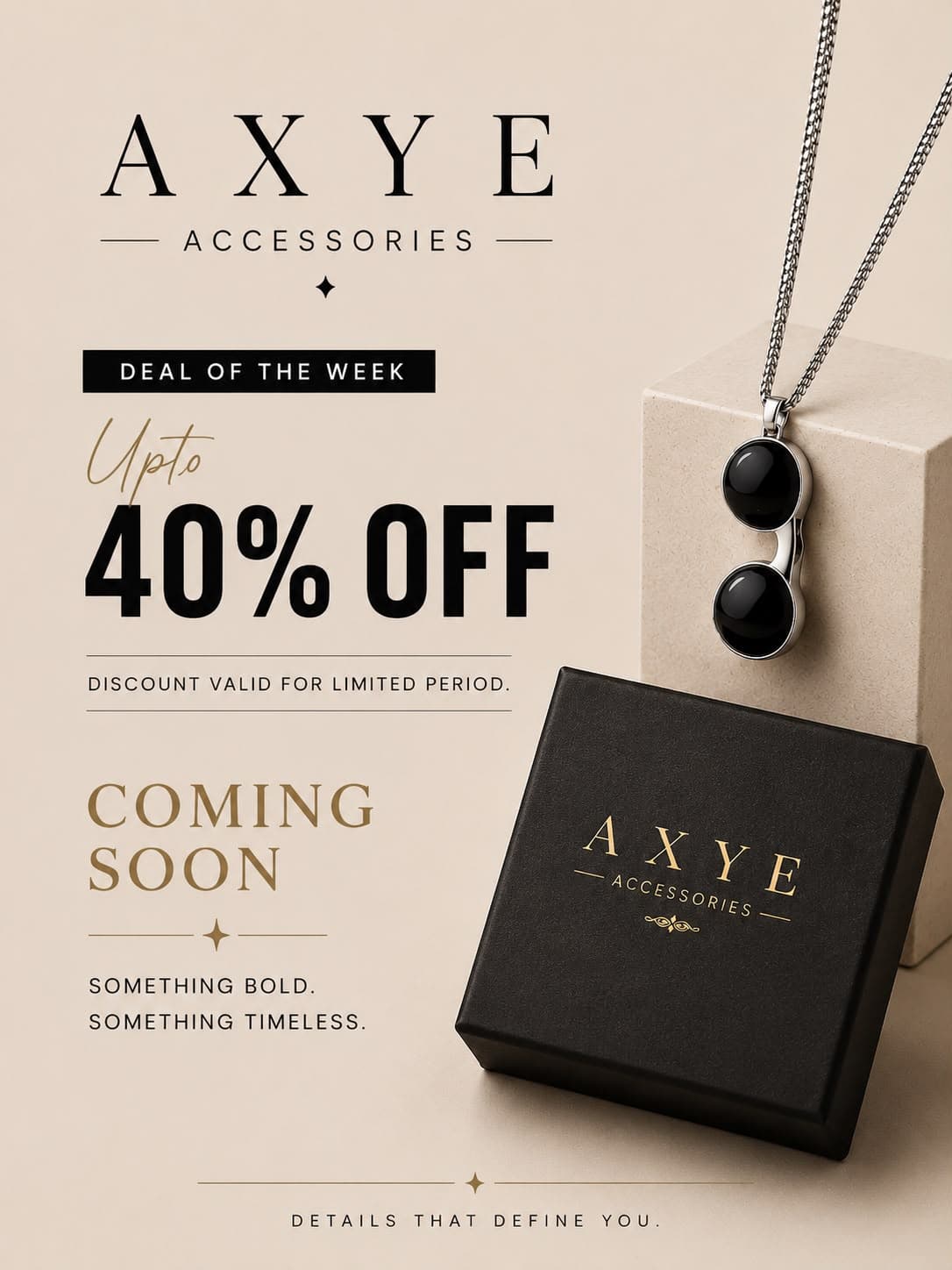 AXYE Luxury Accessories Campaign 2026